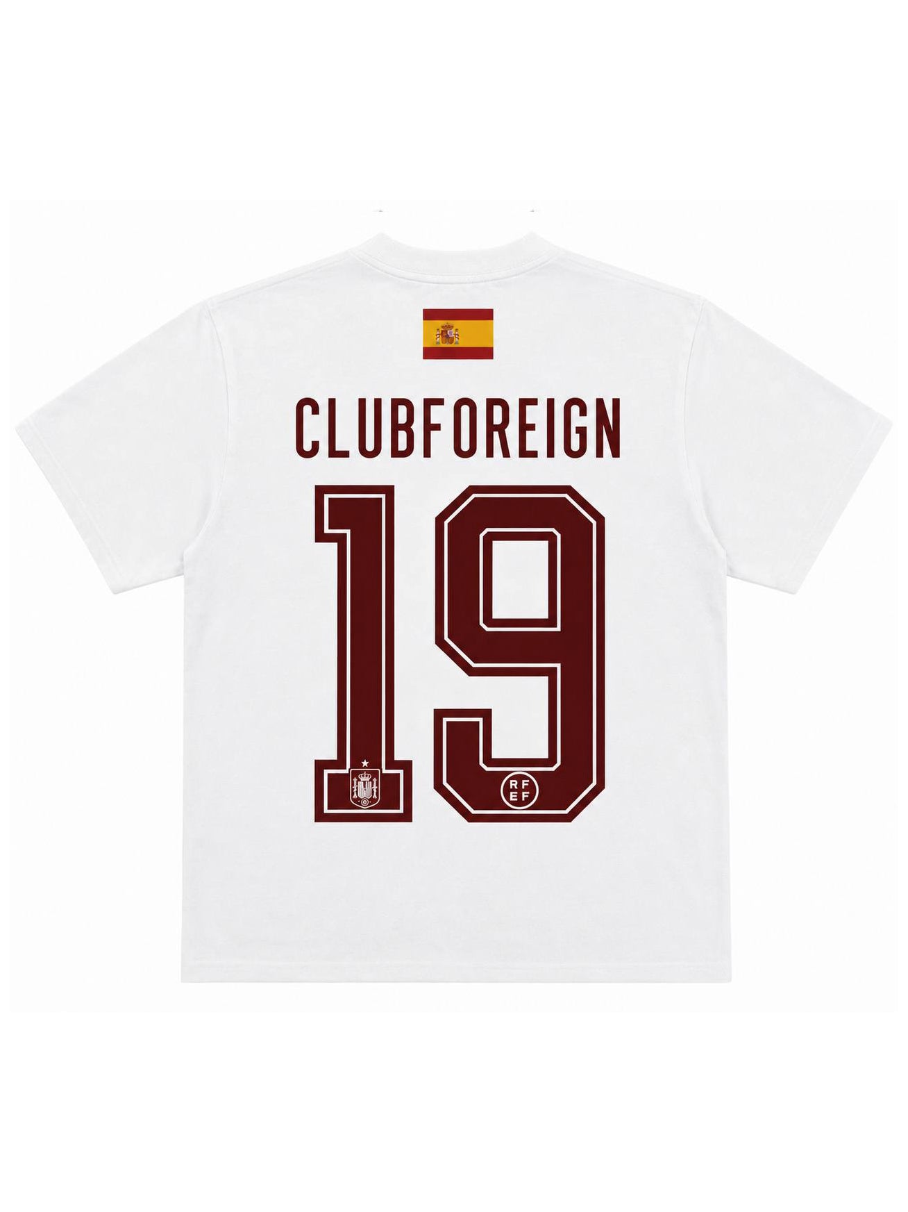 Club Foreign Spain "19" Heritage Jersey Tee - White