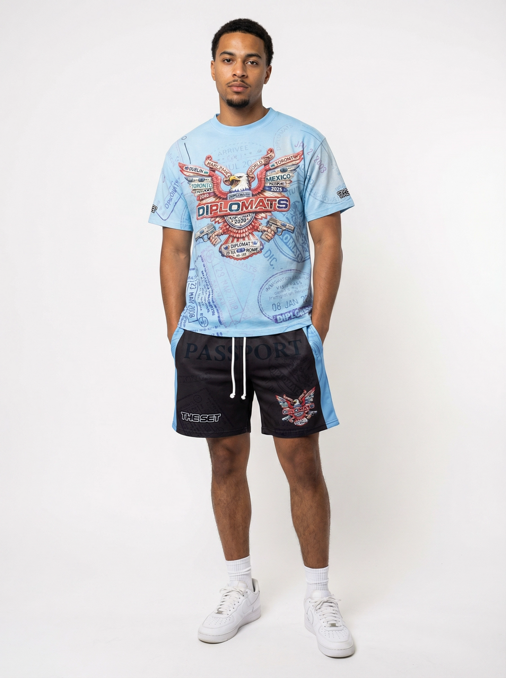 Diplomats SET: "Skyway Passport" – Electric Blue / Navy