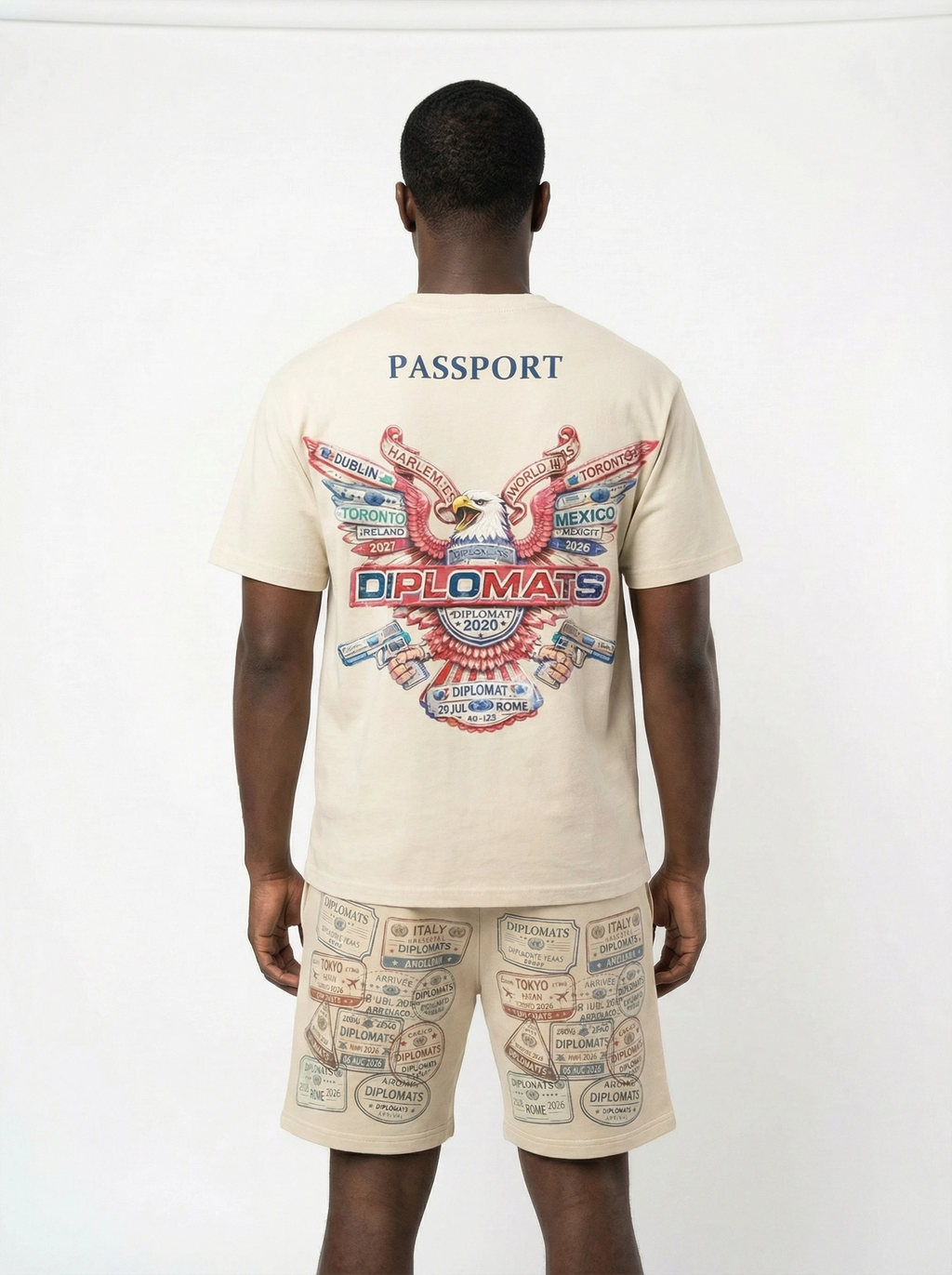 Diplomats SET: "World Tour Passport" – Sand / Cream
