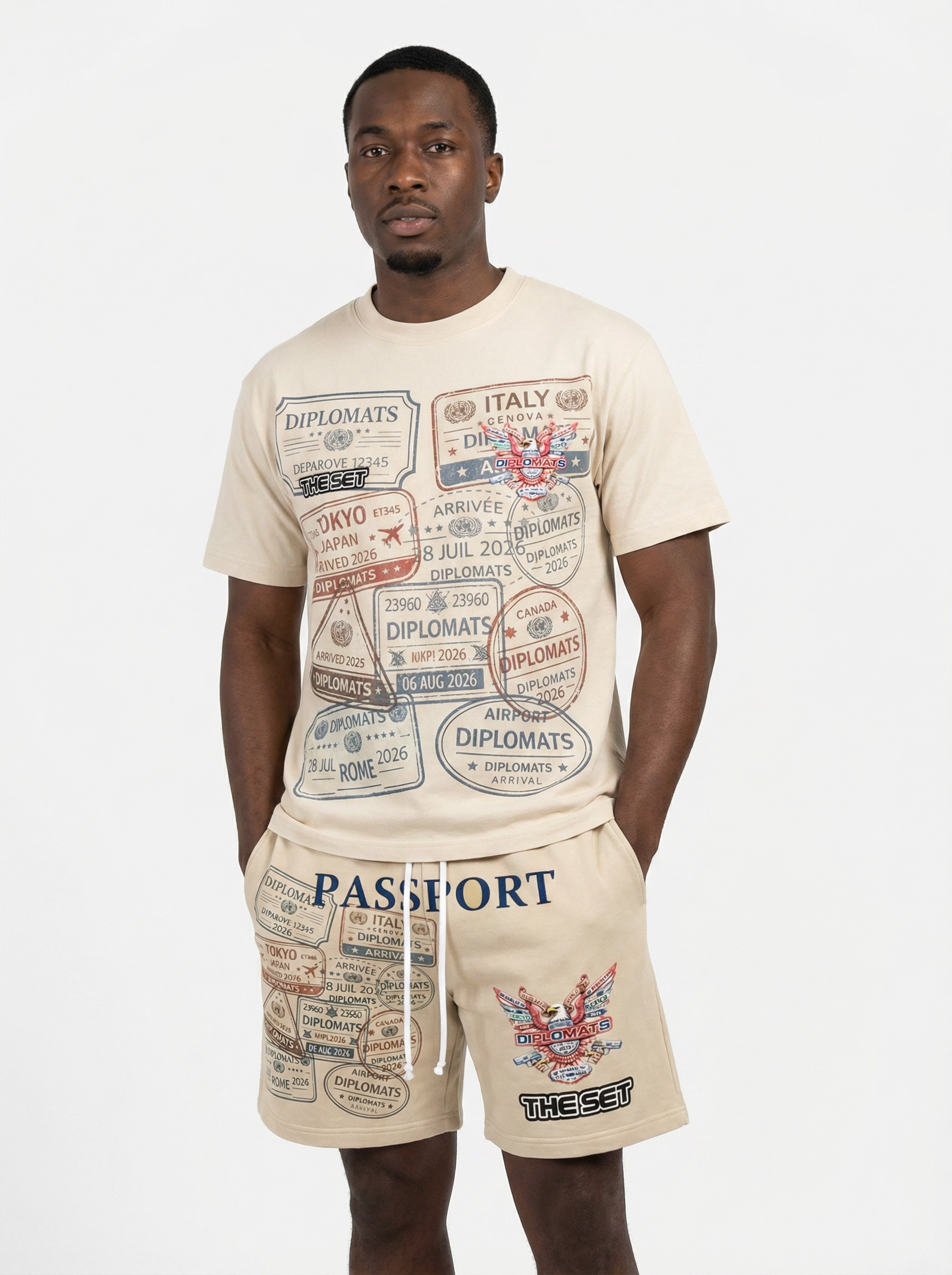 [COMING SOON] THE SET: "World Tour Passport" – Sand / Cream