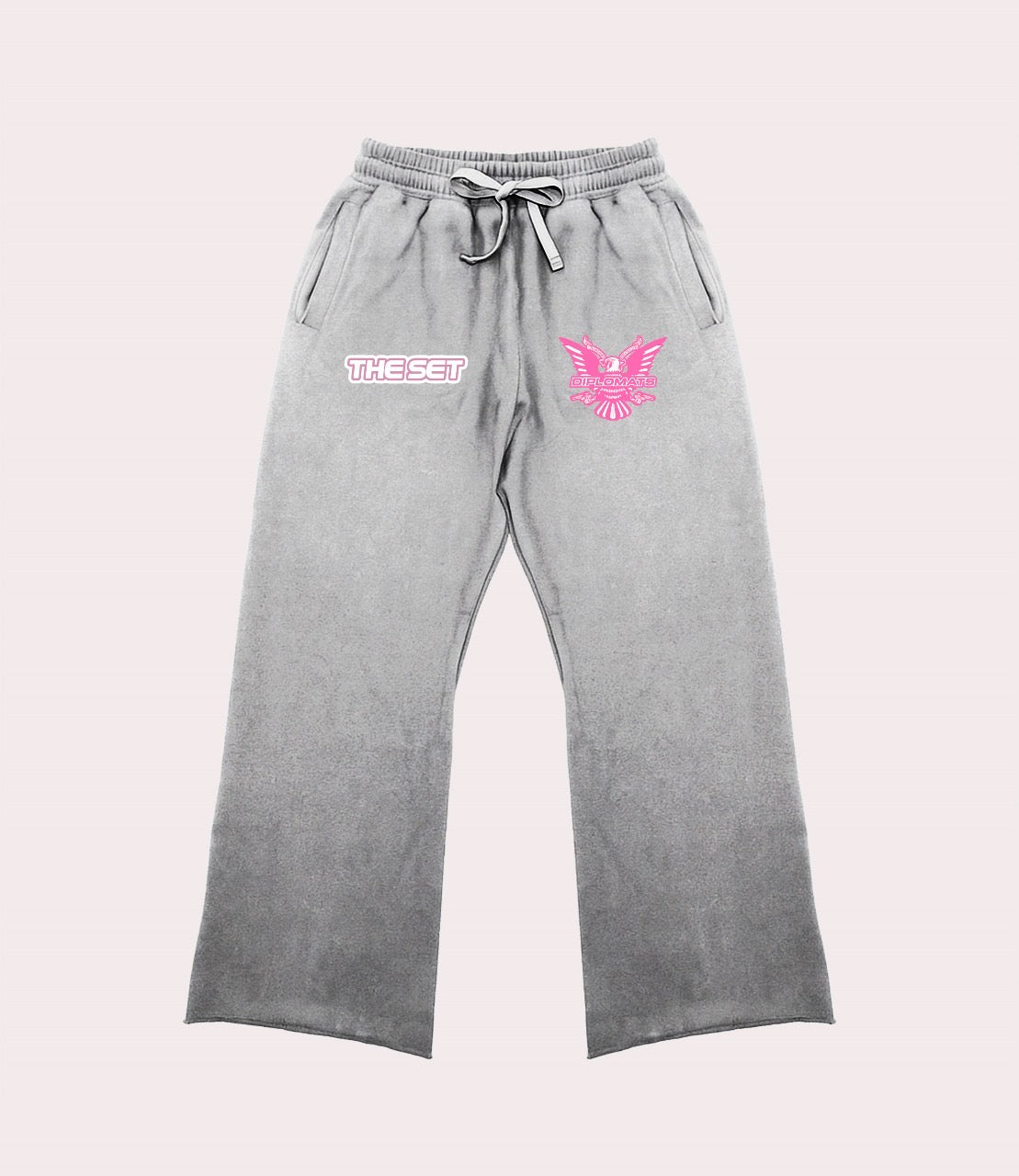 Club Foreign x Diplomats "Wings" Sweatsuit – Stoned Acid Grey