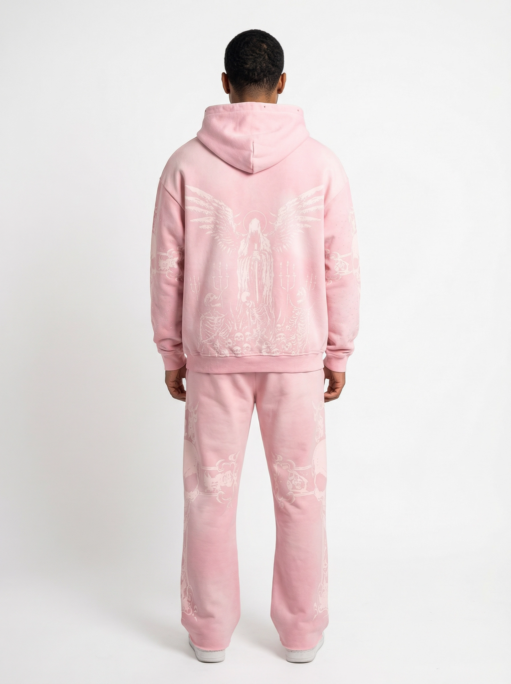 Club Foreign 2.0 "Pink Ruin" Sweatsuit – Acid Washed Set