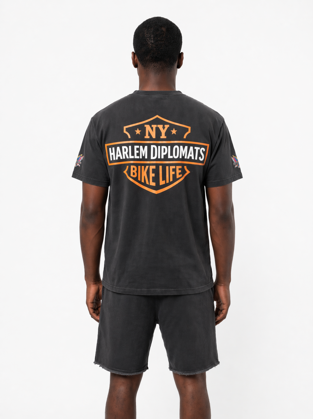 THE SET: "Harlem Diplomats Bike Life" – Washed Black