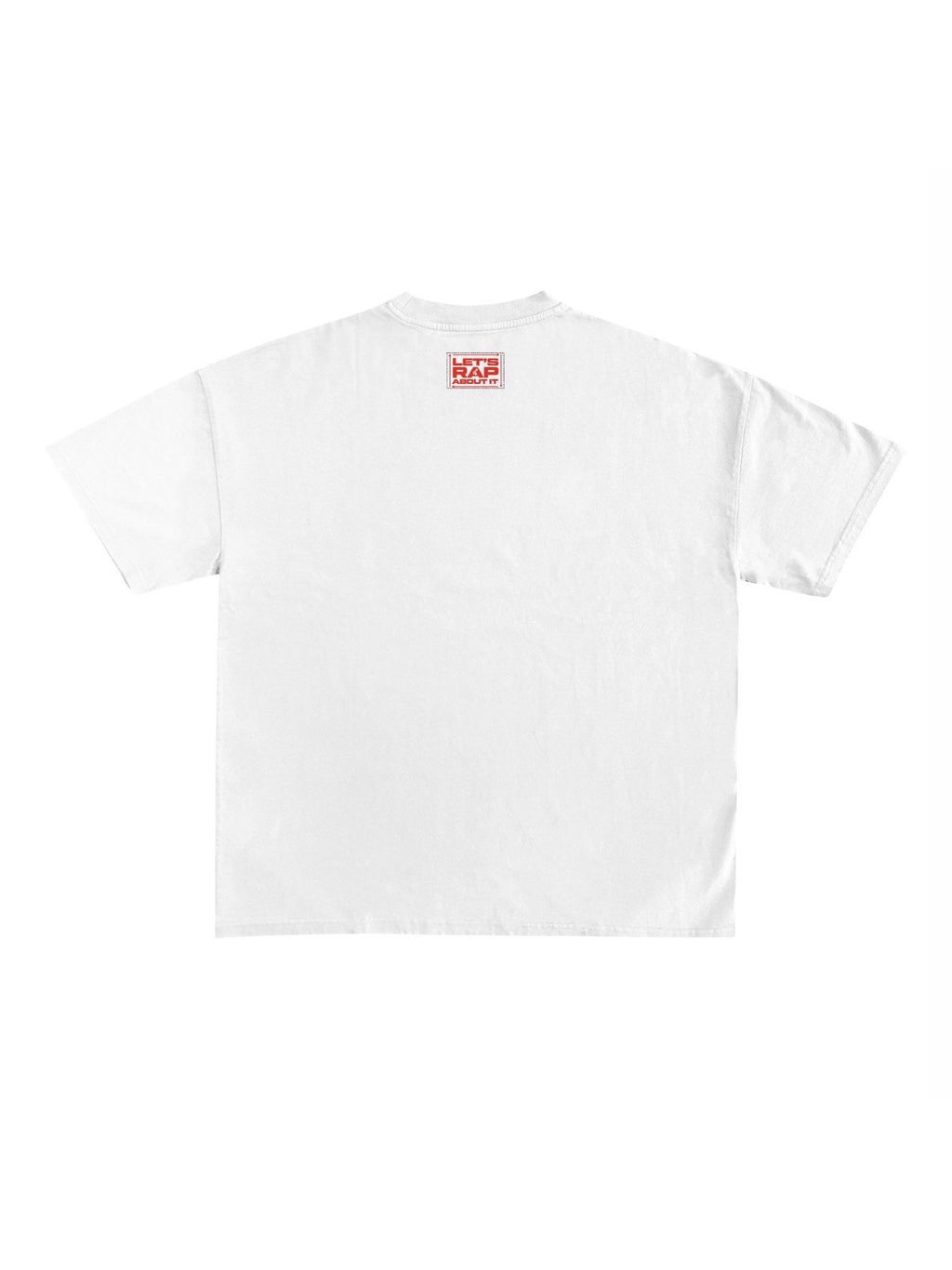 Let's Rap About It 'Pause New York' Graphic Tee - White Red