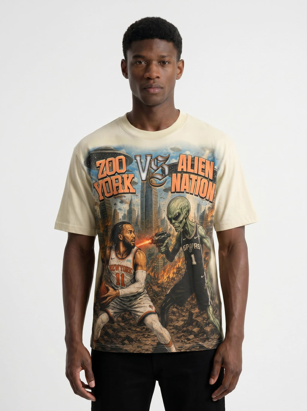 Club Foreign "Alien Nation" Jumbo Print Tee