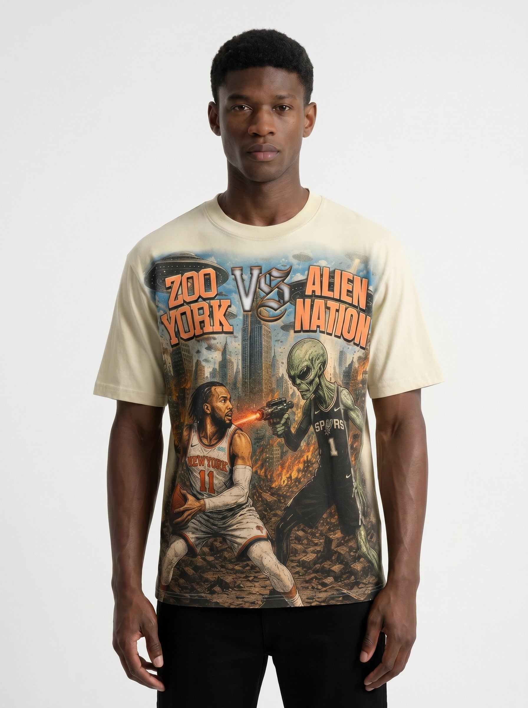 Club Foreign "Alien Nation" Jumbo Print Tee