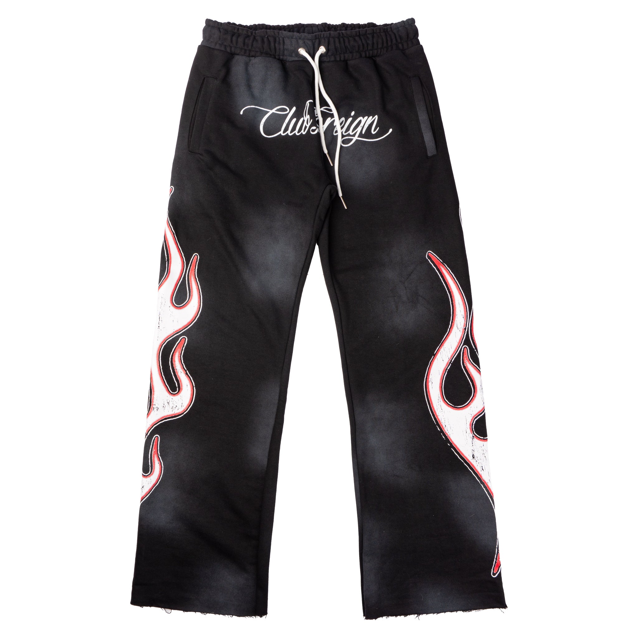 Club Foreign "Make Your Mind" Sweatsuit – Stoned Acid Black