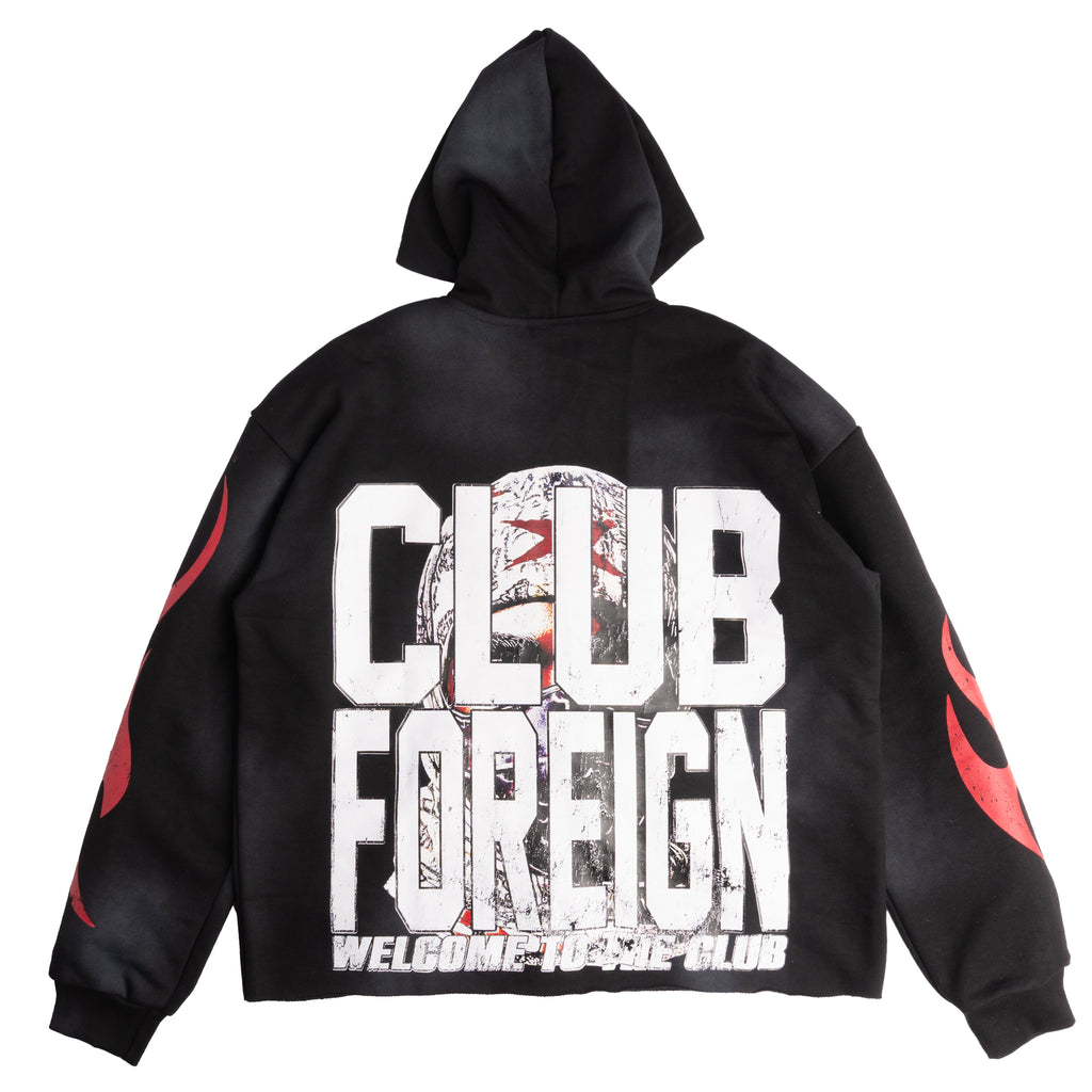 Club Foreign 2.0 "Welcome to The Club" Sweatsuit – Stoned Washed Black