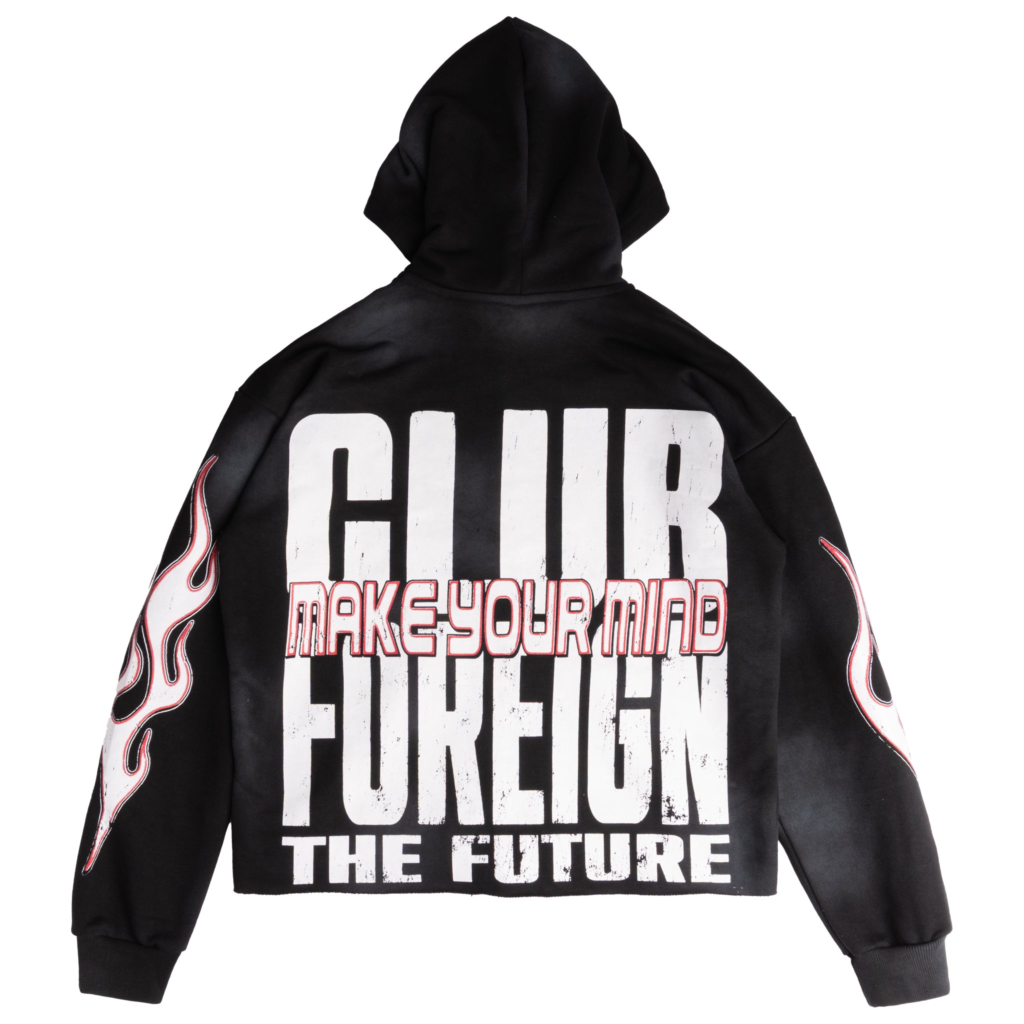 Club Foreign "Make Your Mind" Sweatsuit – Stoned Acid Black