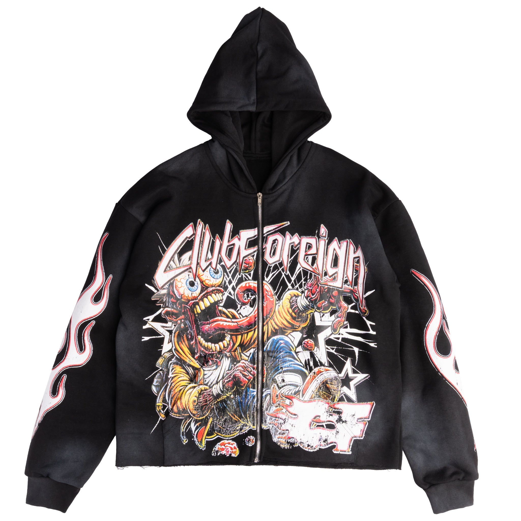 Club Foreign "Make Your Mind" Sweatsuit – Stoned Acid Black