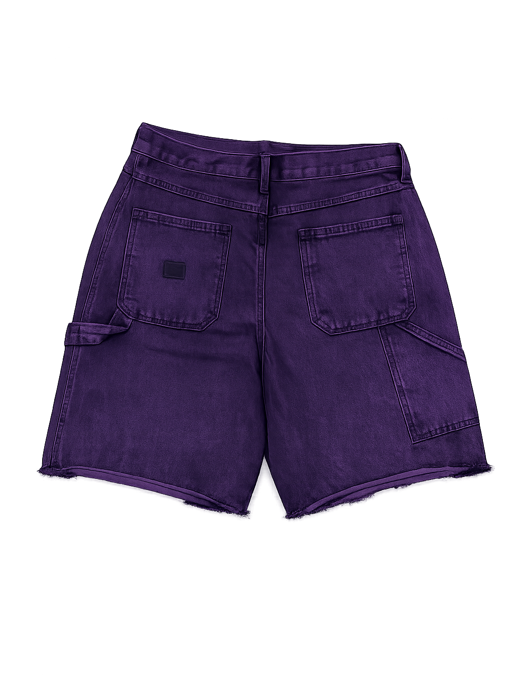 "Harlem Diplomats Bike Life" Denim Painter Shorts – Royal Purple