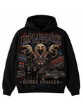 Diplomats "Loyalty Honor Respect" Jumbo Print Heavyweight Hoodie – Black