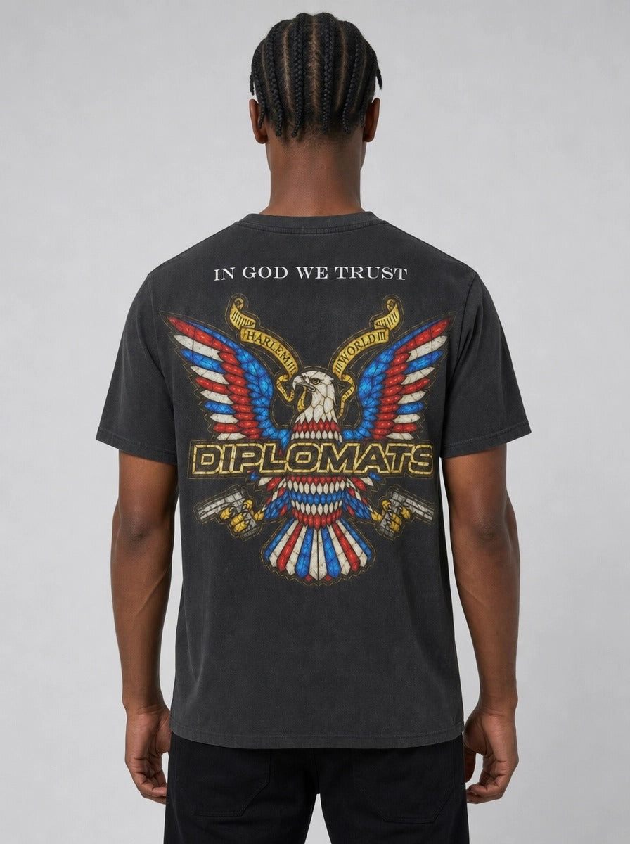 Diplomats "Church in the Wild" Heavyweight Graphic Tee - Vintage Black