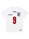 Club Foreign England "9" Heritage Jersey Tee - White