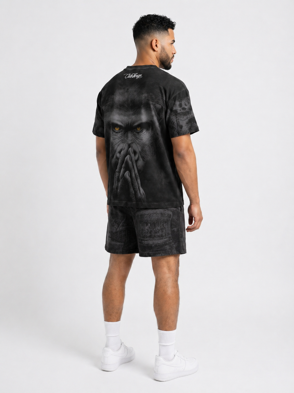 Club Foreign x FYL "Coney Island Gorilla" Set – Washed Black
