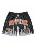 Diplomats 'New York Champions' Heavyweight Mesh Shorts - Black