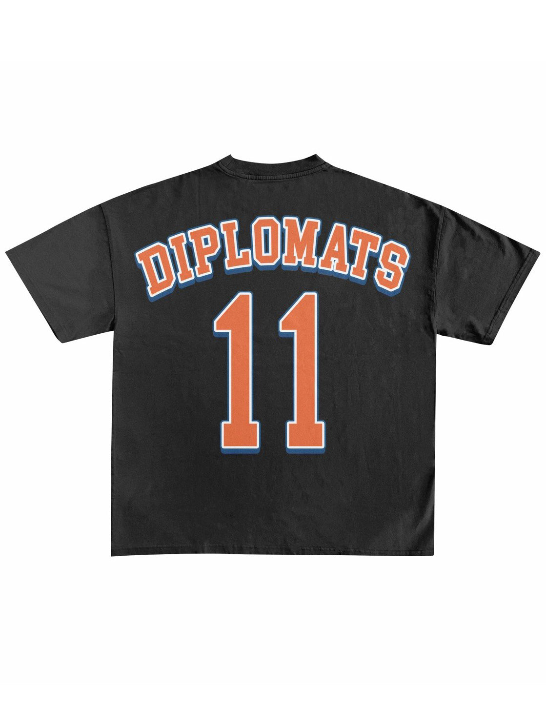 Diplomats NY Knicks Jumbo Print Graphic Tee - Black
