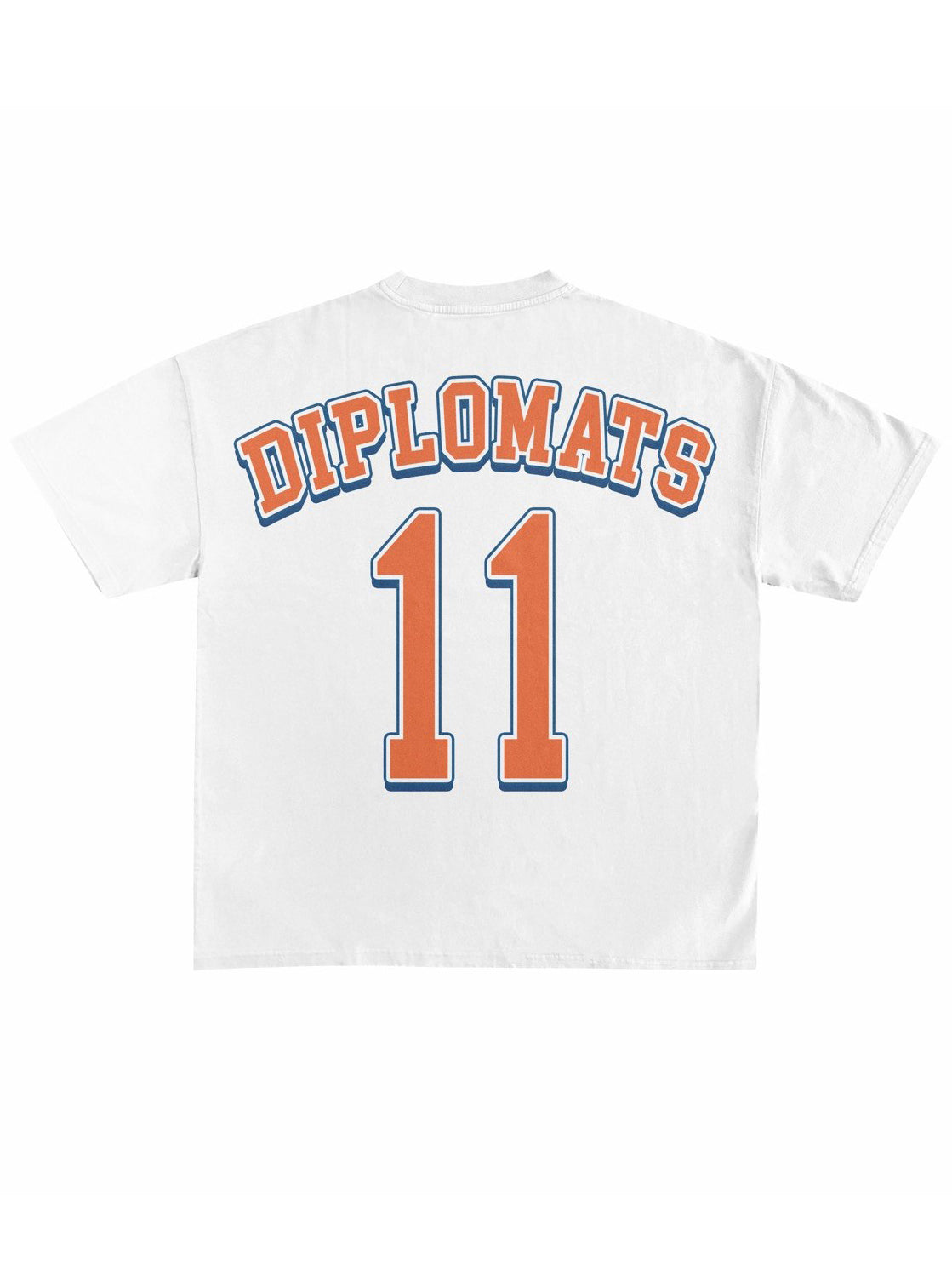 Diplomats NY Knicks Jumbo Print Graphic Tee - White