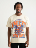 Diplomats NY Knicks Jumbo Print Graphic Tee - Vintage Cream