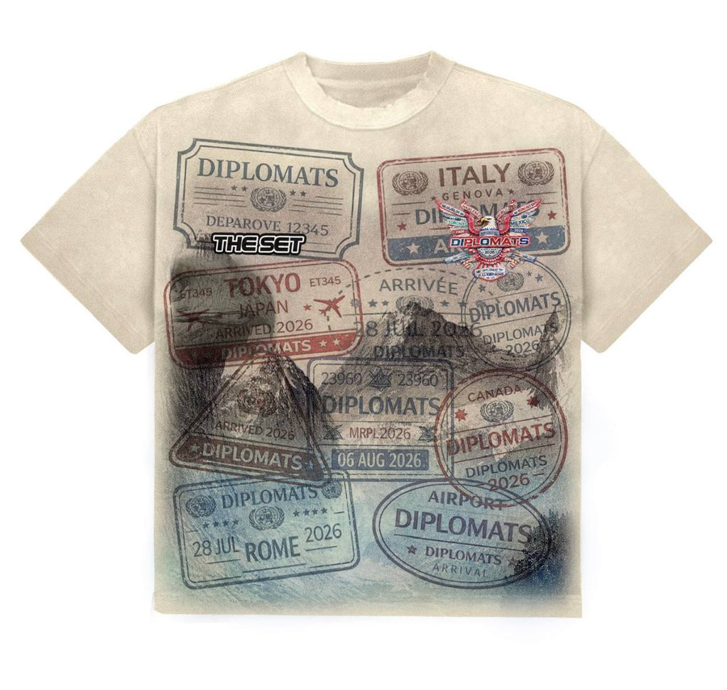 Diplomats SET: "World Tour Passport" – Sand / Cream