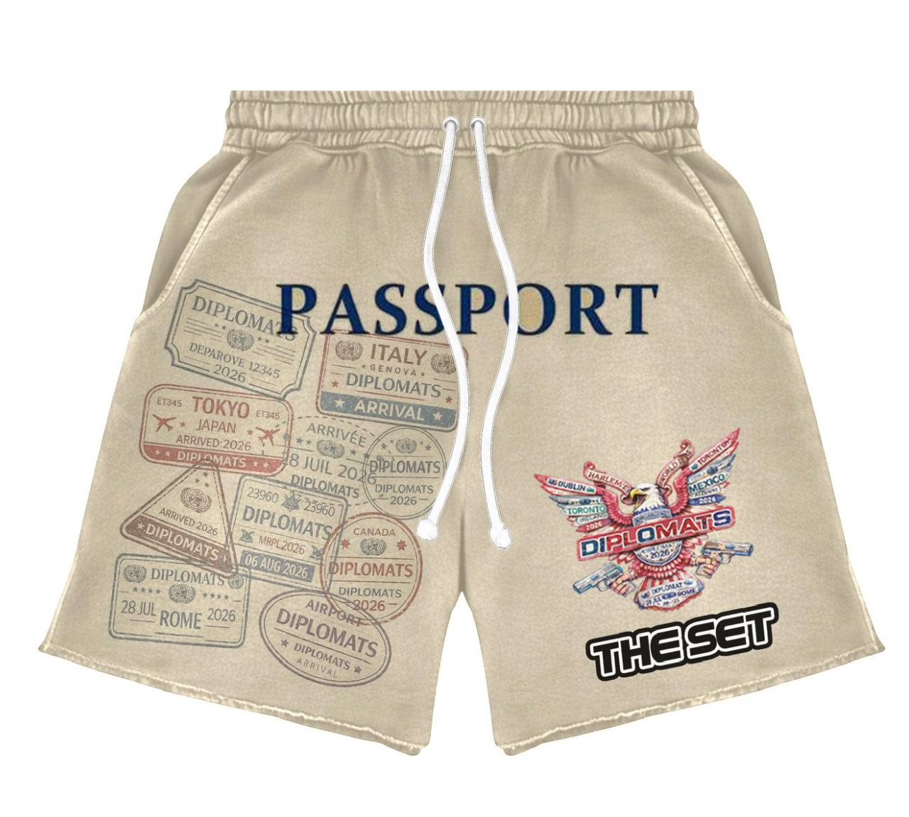 [COMING SOON] THE SET: "World Tour Passport" – Sand / Cream