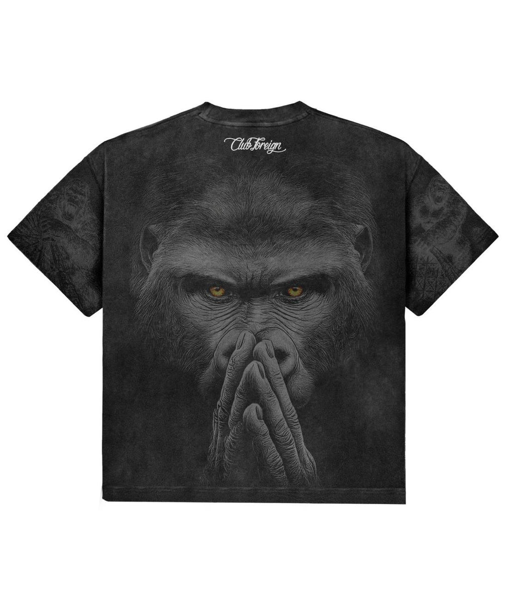 Club Foreign x FYL "Coney Island Gorilla" Set – Washed Black