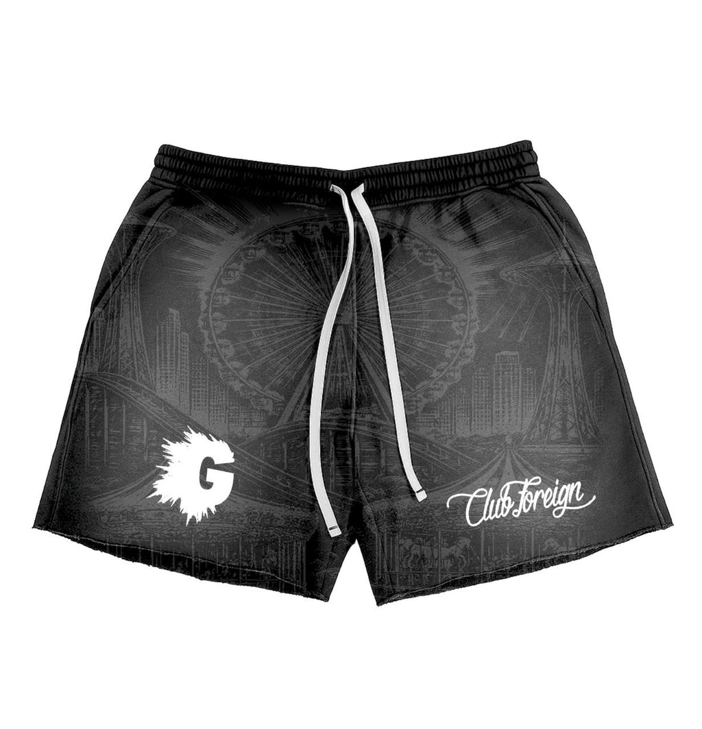 Club Foreign x FYL "Coney Island Gorilla" Set – Washed Black