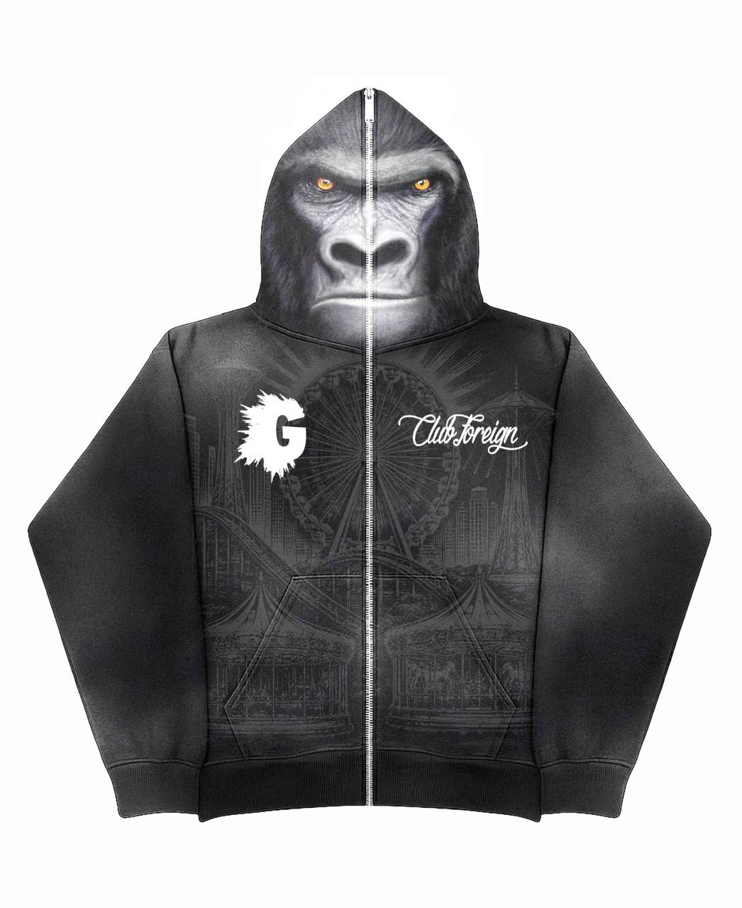 Club Foreign x Nems FYL Gorilla Full-Zip Hoodie | Coney Island