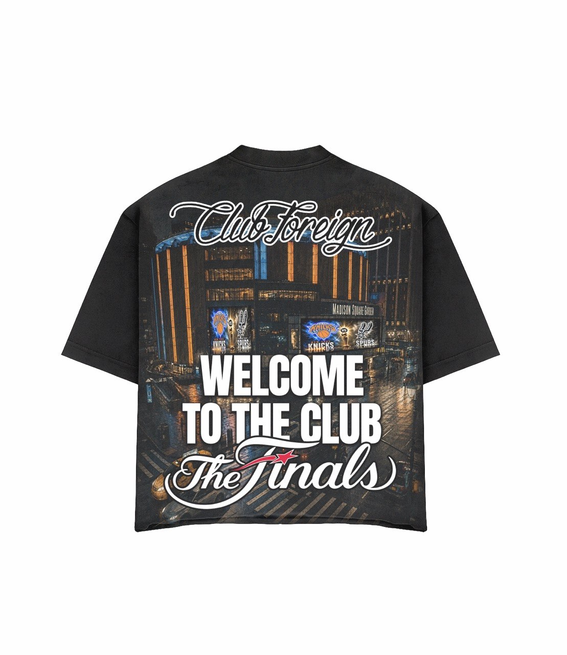 Club Foreign "Captain Clutch vs The Alien" Jumbo Print Tee