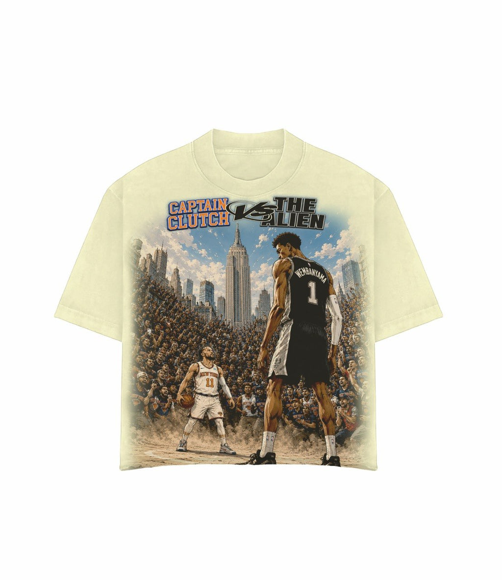 Club Foreign "Captain Clutch vs The Alien" Jumbo Print Tee
