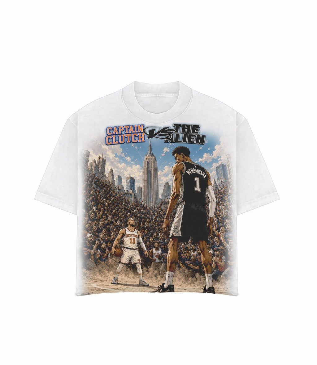 Club Foreign "Captain Clutch vs The Alien" Jumbo Print Tee