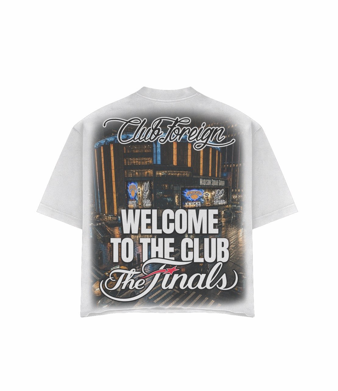 Club Foreign "Captain Clutch vs The Alien" Jumbo Print Tee
