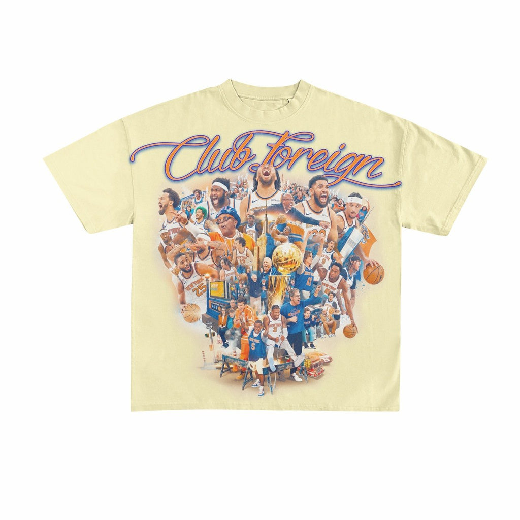 "2026 Champions" NY Homage Tee – Cream
