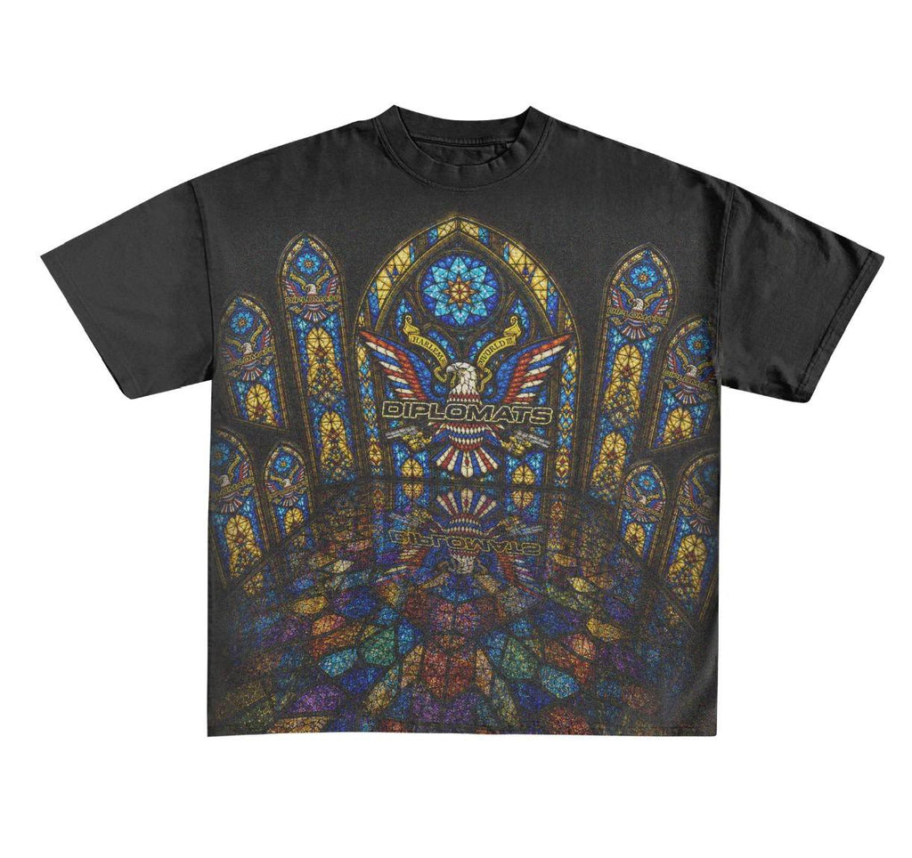 Diplomats "Church in the Wild" Heavyweight Graphic Tee - Vintage Black