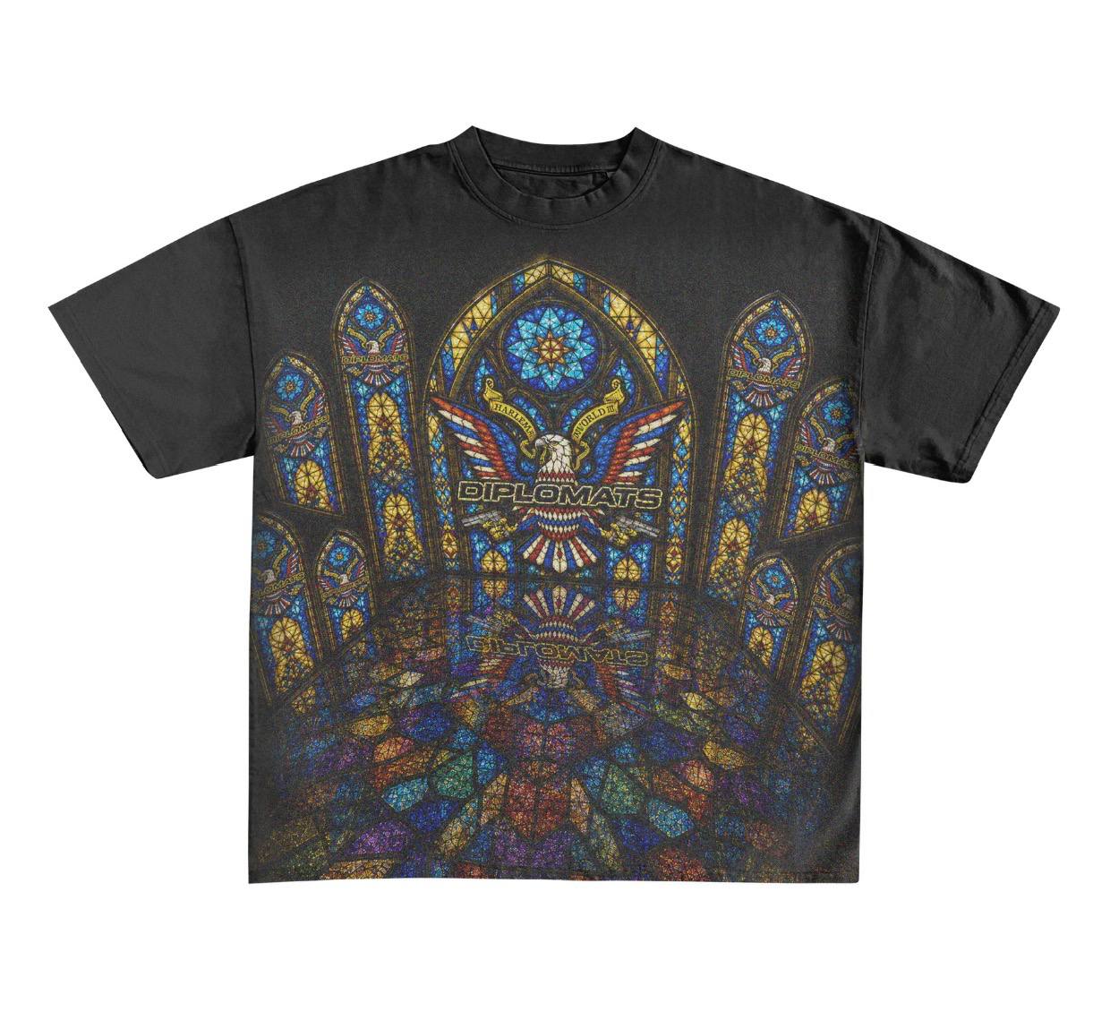 Diplomats "Church in the Wild" Heavyweight Graphic Tee - Vintage Black