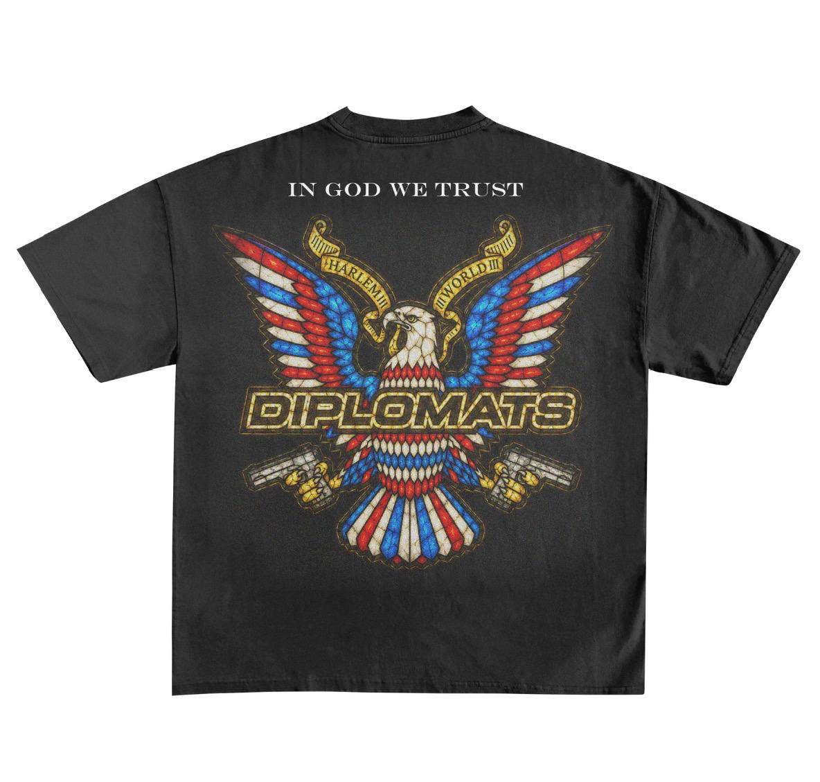 Diplomats "Church in the Wild" Heavyweight Graphic Tee - Vintage Black