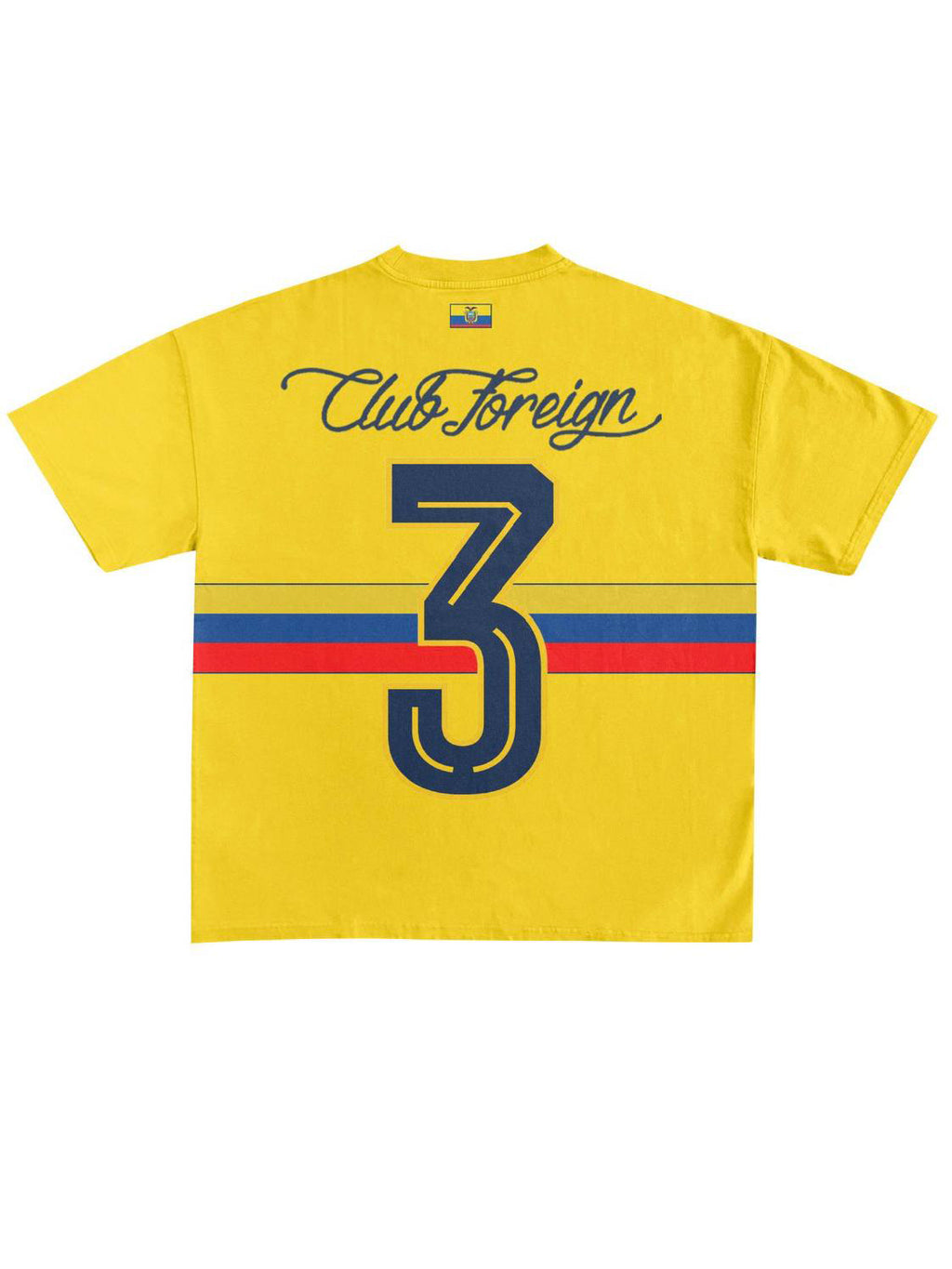 CLUB FOREIGN ECUADOR HOMAGE TEE – AMARILLO YELLOW