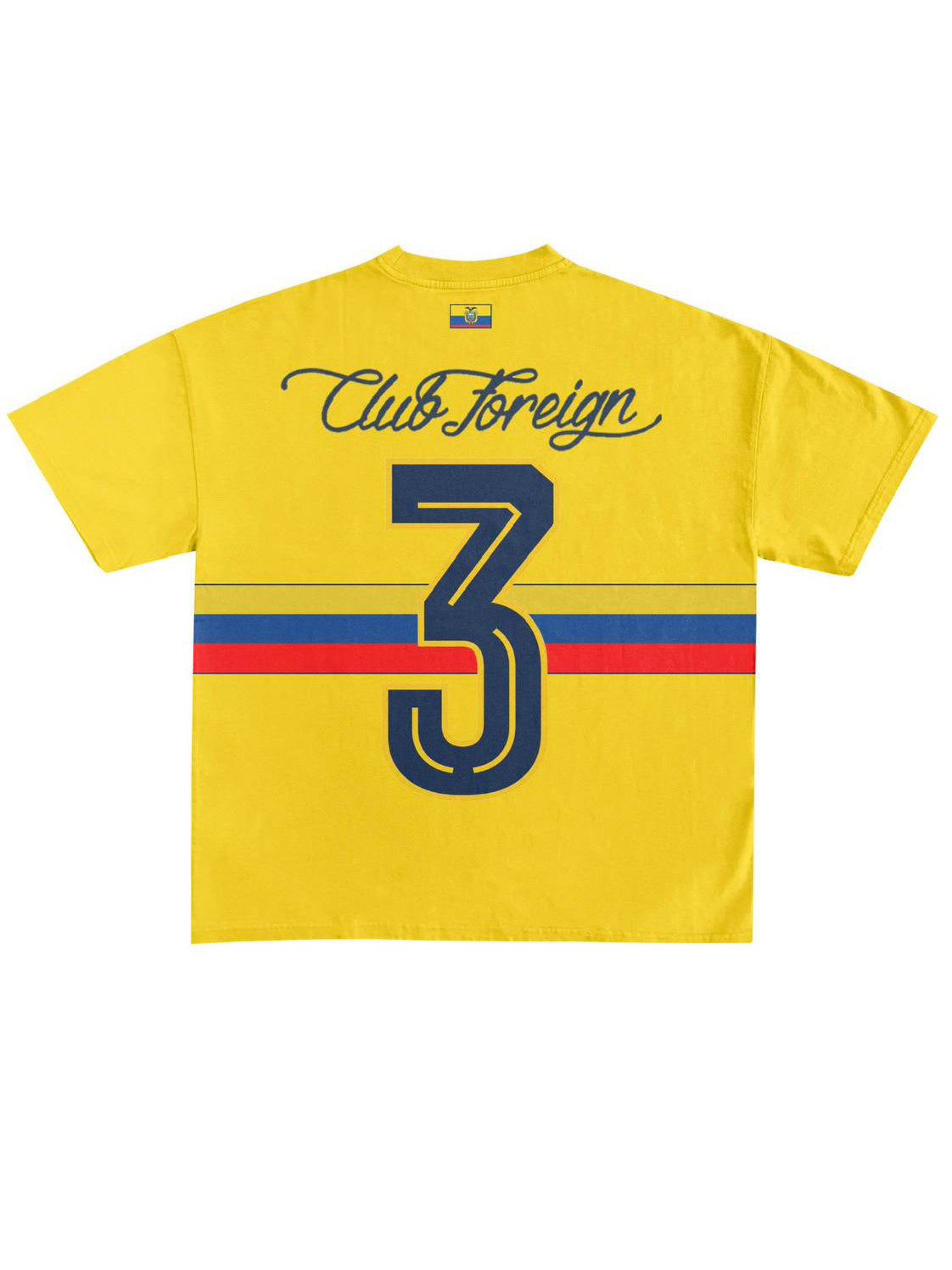 CLUB FOREIGN ECUADOR HOMAGE TEE – AMARILLO YELLOW