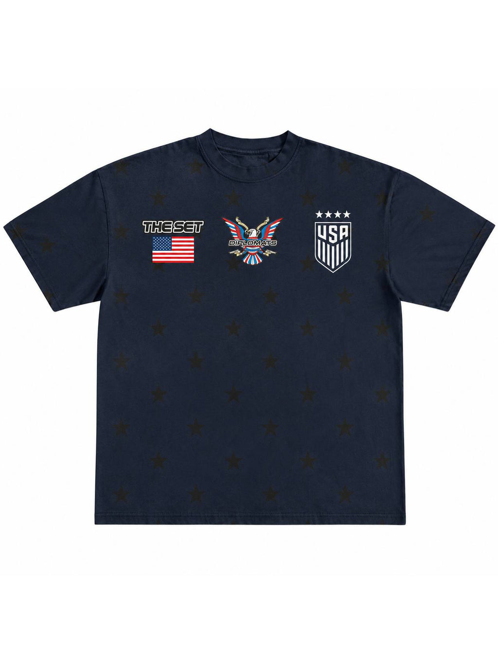 Diplomats "FOREIGN EXCHANGE" USA HOMAGE TEE – MIDNIGHT NAVY